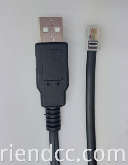 FT232 UART TTL ConvertIdor USB 2.0 RS232 USB는 PC 및 POS 터미널을위한 FTDI 칩 TTL 레벨 케이블을 사용하여 RJ11 케이블 어댑터입니다.